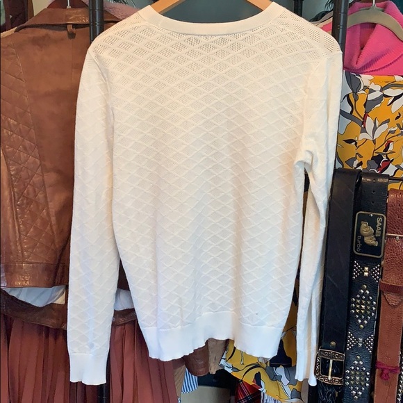 White theory crewneck sweater size small - Picture 6 of 9